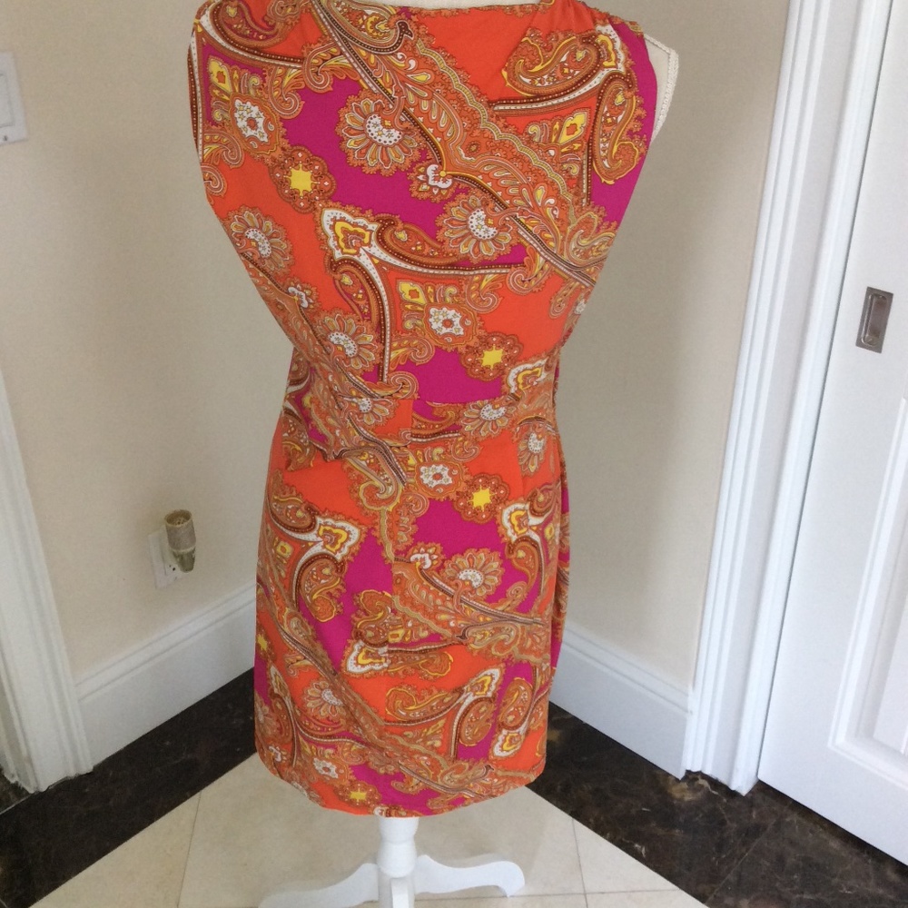 Elysa Suzanne Dress M Green floral